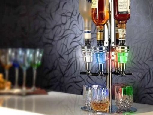 Bar Dispenser - Led Bar Butler 4 flessen - Nunet.nl - Grootste aanbod leuke dingen